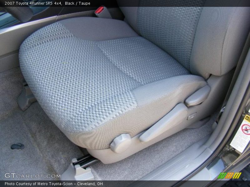 Black / Taupe 2007 Toyota 4Runner SR5 4x4