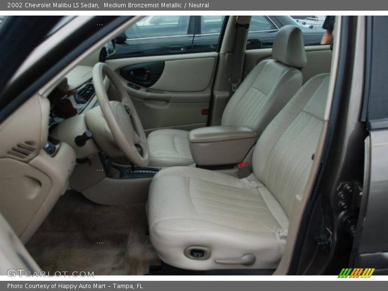 Medium Bronzemist Metallic / Neutral 2002 Chevrolet Malibu LS Sedan
