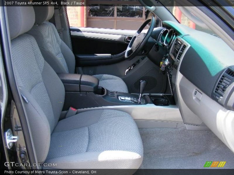 Black / Taupe 2007 Toyota 4Runner SR5 4x4