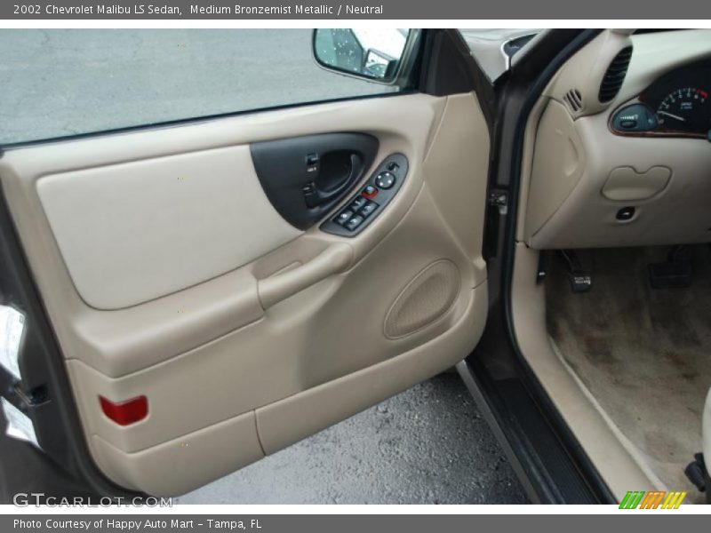 Medium Bronzemist Metallic / Neutral 2002 Chevrolet Malibu LS Sedan
