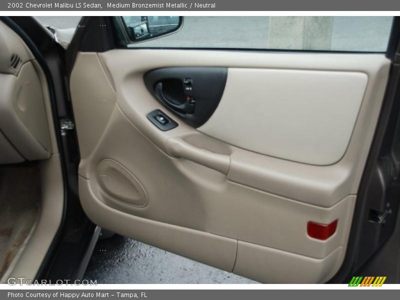 Medium Bronzemist Metallic / Neutral 2002 Chevrolet Malibu LS Sedan