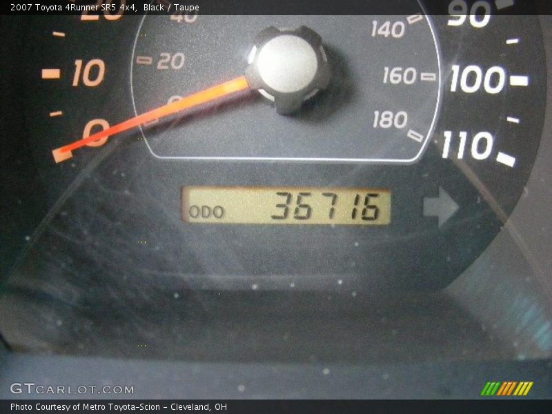 Black / Taupe 2007 Toyota 4Runner SR5 4x4