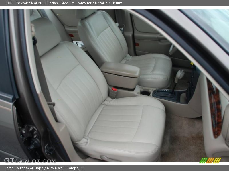 Medium Bronzemist Metallic / Neutral 2002 Chevrolet Malibu LS Sedan