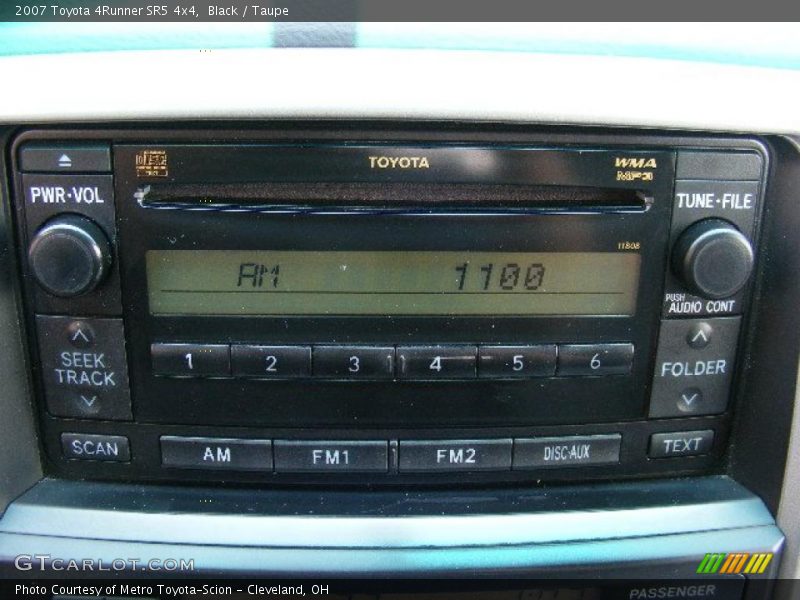 Black / Taupe 2007 Toyota 4Runner SR5 4x4