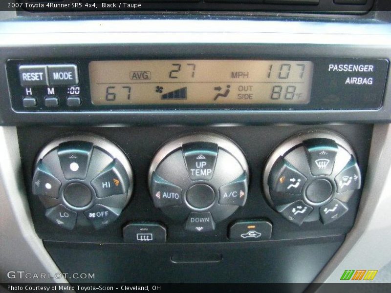 Black / Taupe 2007 Toyota 4Runner SR5 4x4