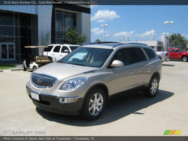 Gold Mist Metallic / Cashmere/Cocoa 2010 Buick Enclave CXL