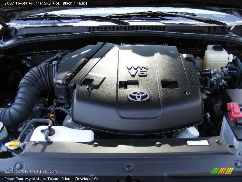 Black / Taupe 2007 Toyota 4Runner SR5 4x4