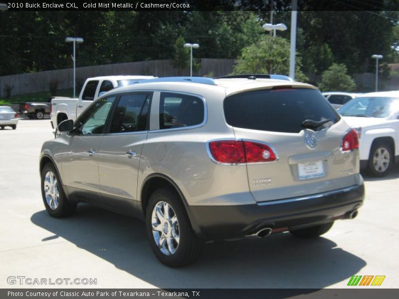 Gold Mist Metallic / Cashmere/Cocoa 2010 Buick Enclave CXL