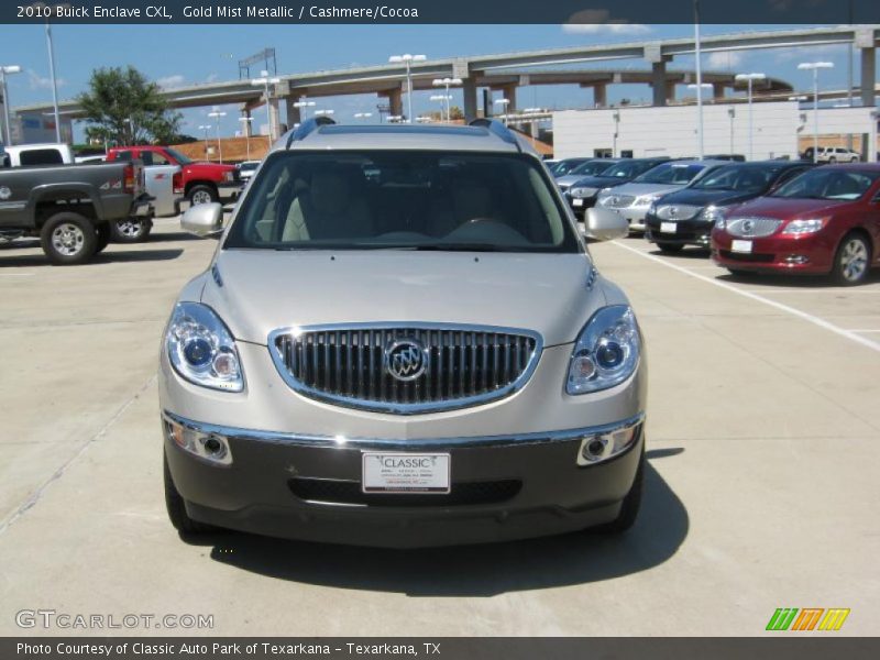 Gold Mist Metallic / Cashmere/Cocoa 2010 Buick Enclave CXL