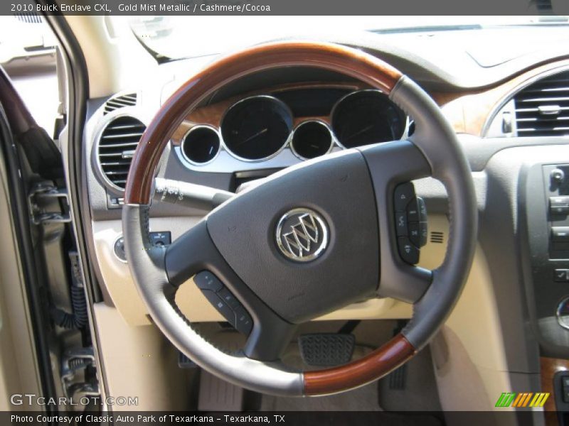 Gold Mist Metallic / Cashmere/Cocoa 2010 Buick Enclave CXL