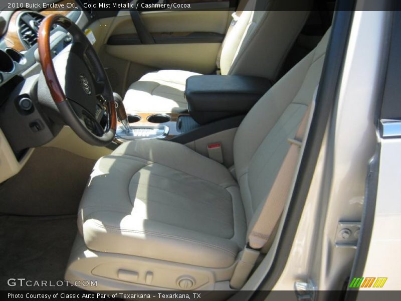 Gold Mist Metallic / Cashmere/Cocoa 2010 Buick Enclave CXL