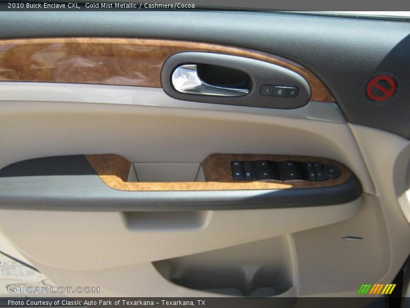 Gold Mist Metallic / Cashmere/Cocoa 2010 Buick Enclave CXL