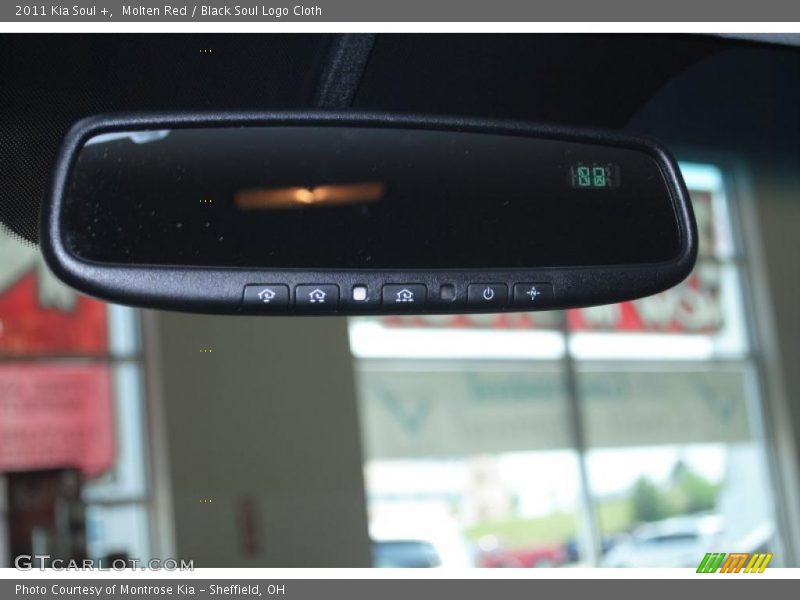 Molten Red / Black Soul Logo Cloth 2011 Kia Soul +