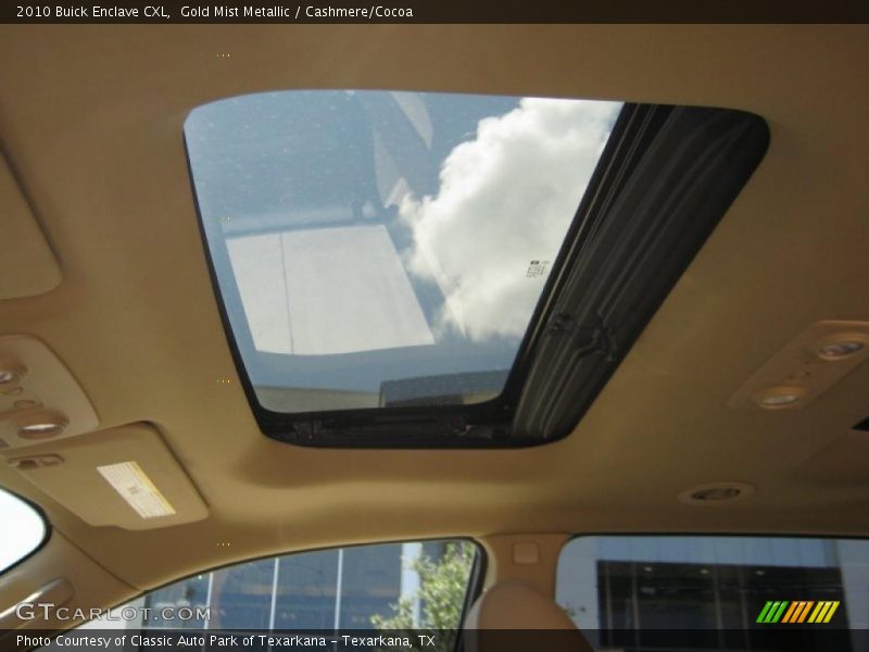 Gold Mist Metallic / Cashmere/Cocoa 2010 Buick Enclave CXL