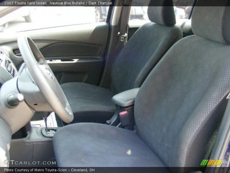 Nautical Blue Metallic / Dark Charcoal 2007 Toyota Yaris Sedan