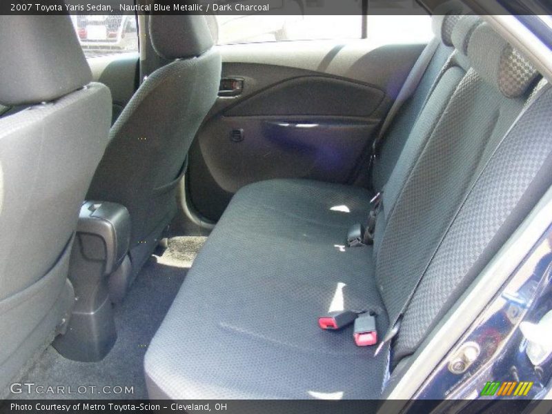 Nautical Blue Metallic / Dark Charcoal 2007 Toyota Yaris Sedan