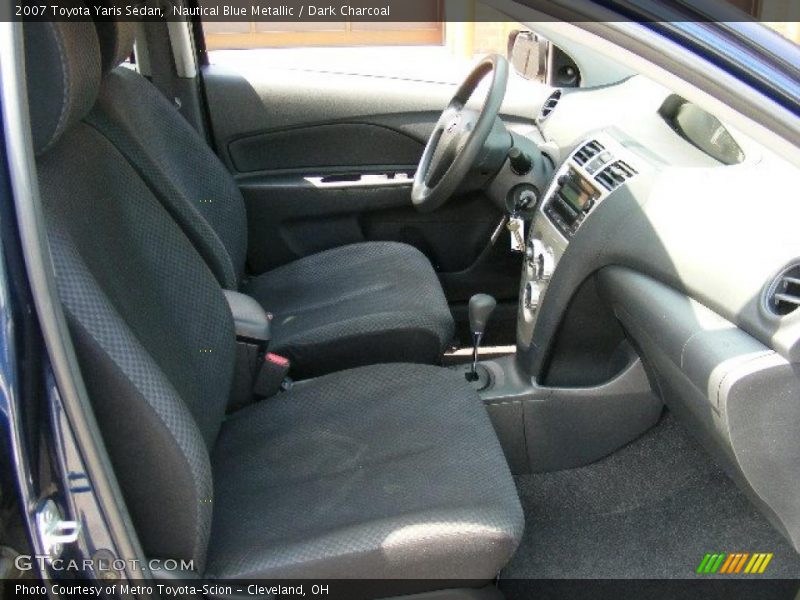Nautical Blue Metallic / Dark Charcoal 2007 Toyota Yaris Sedan