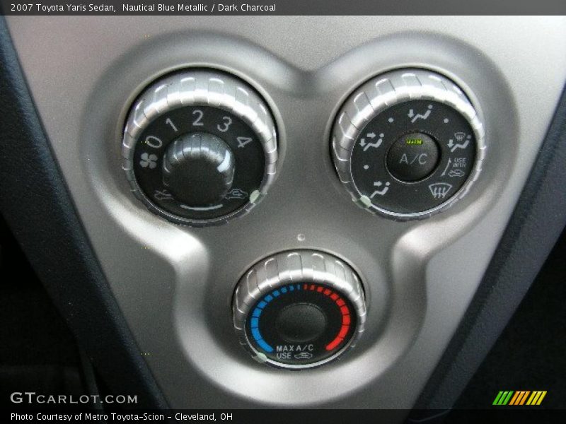 Nautical Blue Metallic / Dark Charcoal 2007 Toyota Yaris Sedan