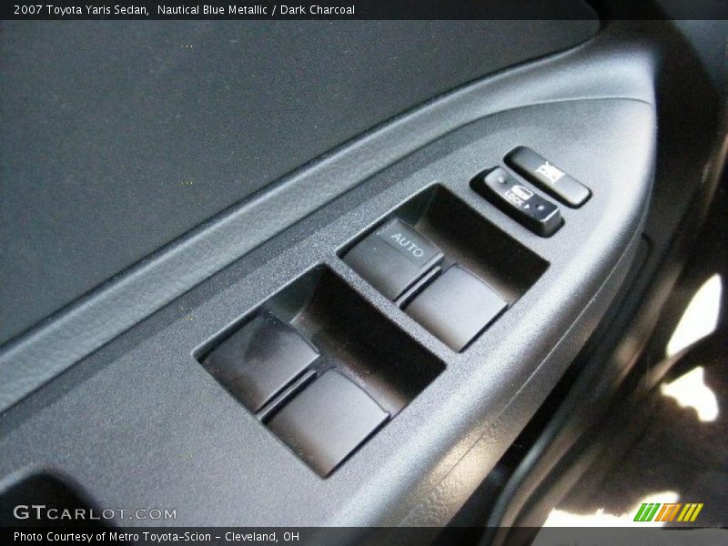 Nautical Blue Metallic / Dark Charcoal 2007 Toyota Yaris Sedan