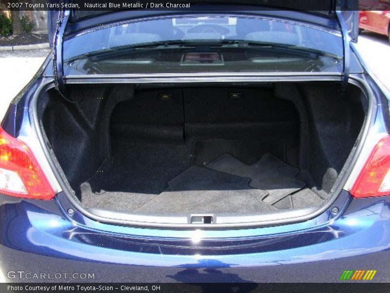 Nautical Blue Metallic / Dark Charcoal 2007 Toyota Yaris Sedan