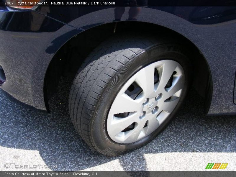 Nautical Blue Metallic / Dark Charcoal 2007 Toyota Yaris Sedan