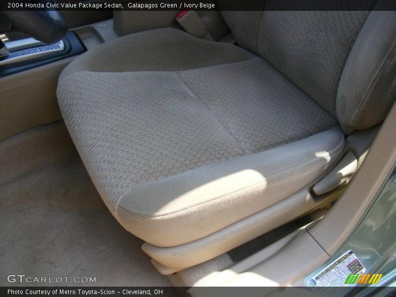 Galapagos Green / Ivory Beige 2004 Honda Civic Value Package Sedan
