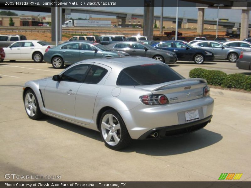 Sunlight Silver Metallic / Black/Chaparral 2005 Mazda RX-8