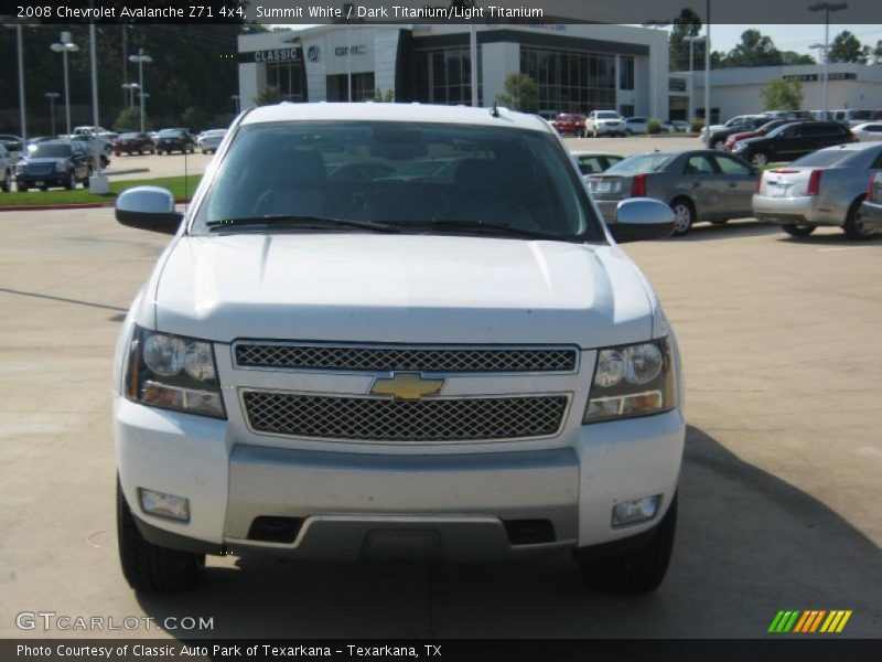 Summit White / Dark Titanium/Light Titanium 2008 Chevrolet Avalanche Z71 4x4