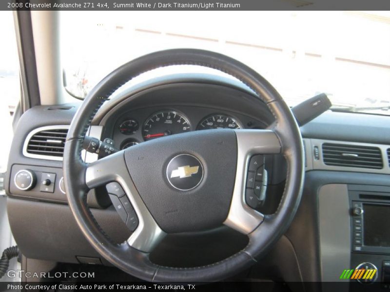 Summit White / Dark Titanium/Light Titanium 2008 Chevrolet Avalanche Z71 4x4