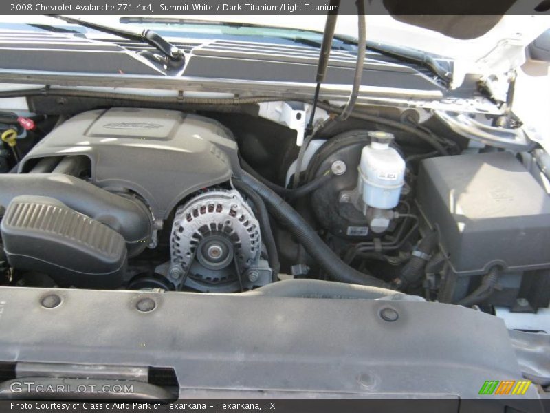 Summit White / Dark Titanium/Light Titanium 2008 Chevrolet Avalanche Z71 4x4