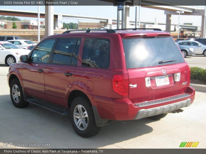 Redrock Pearl / Gray 2003 Honda Pilot EX 4WD