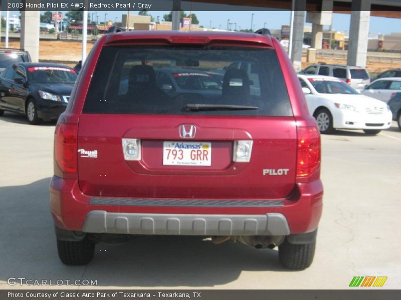 Redrock Pearl / Gray 2003 Honda Pilot EX 4WD