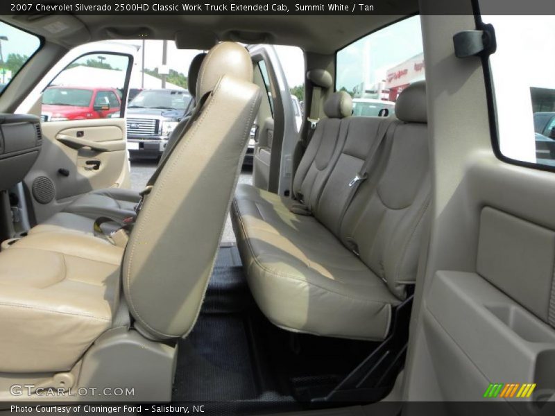 Summit White / Tan 2007 Chevrolet Silverado 2500HD Classic Work Truck Extended Cab