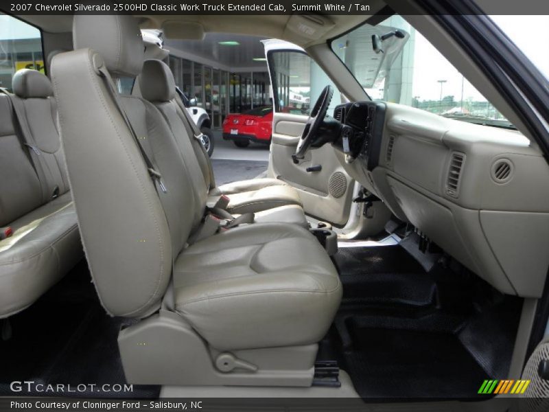 Summit White / Tan 2007 Chevrolet Silverado 2500HD Classic Work Truck Extended Cab