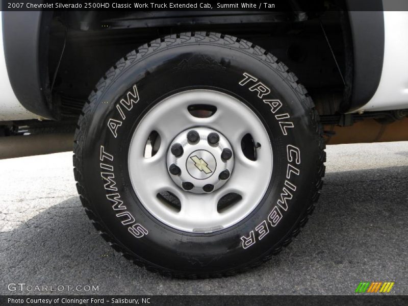 Summit White / Tan 2007 Chevrolet Silverado 2500HD Classic Work Truck Extended Cab