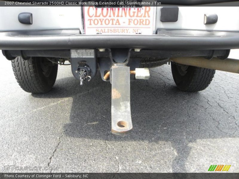 Summit White / Tan 2007 Chevrolet Silverado 2500HD Classic Work Truck Extended Cab