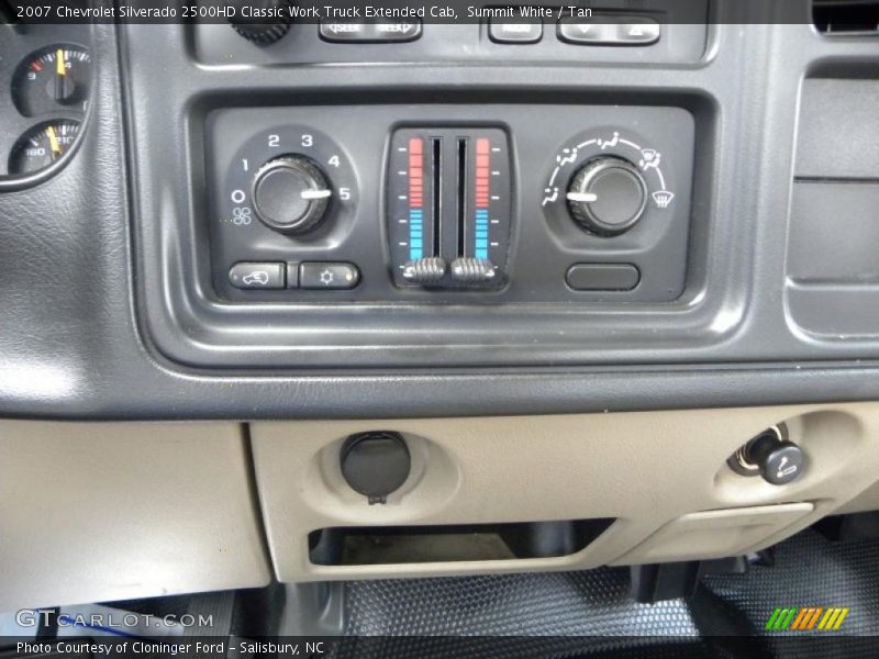Summit White / Tan 2007 Chevrolet Silverado 2500HD Classic Work Truck Extended Cab