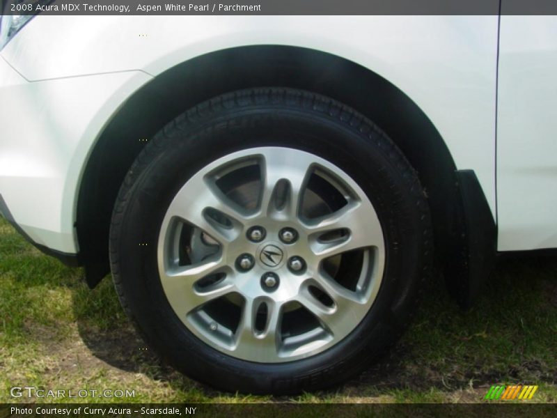 Aspen White Pearl / Parchment 2008 Acura MDX Technology