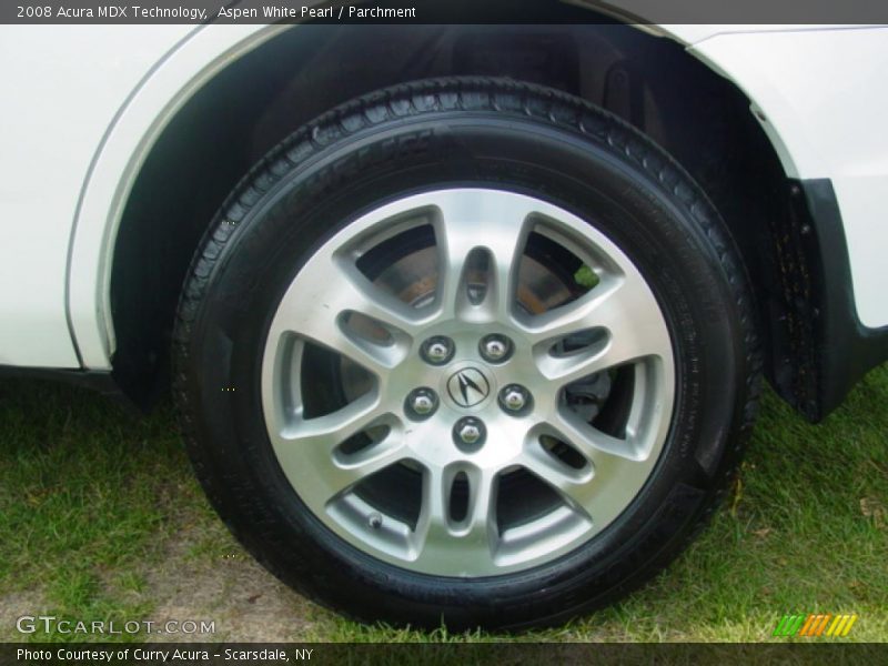 Aspen White Pearl / Parchment 2008 Acura MDX Technology