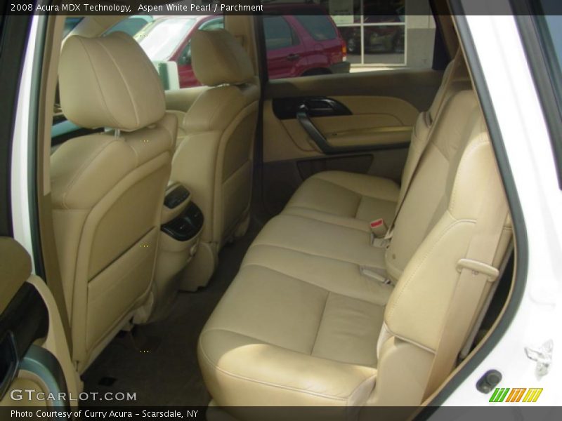 Aspen White Pearl / Parchment 2008 Acura MDX Technology