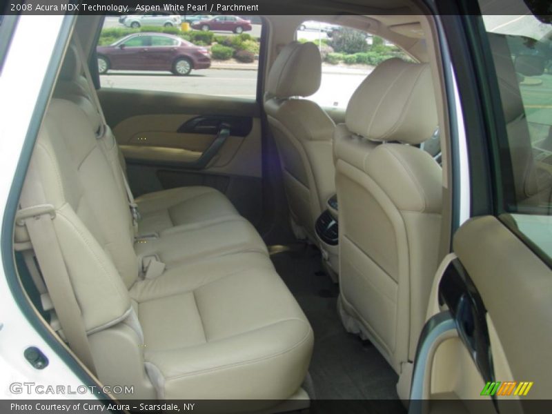 Aspen White Pearl / Parchment 2008 Acura MDX Technology