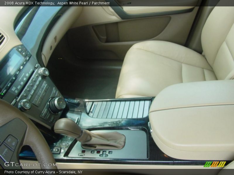 Aspen White Pearl / Parchment 2008 Acura MDX Technology