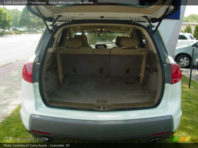 Aspen White Pearl / Parchment 2008 Acura MDX Technology