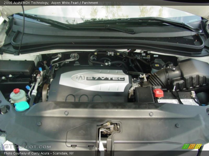 Aspen White Pearl / Parchment 2008 Acura MDX Technology