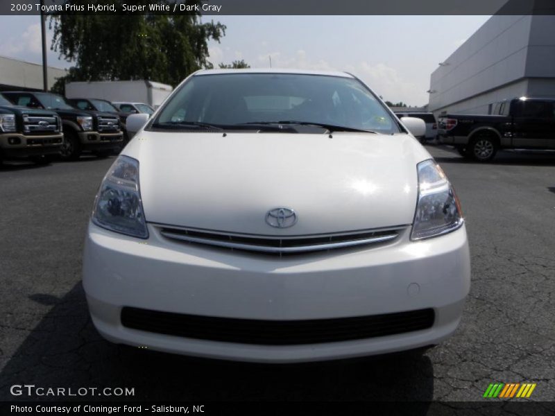 Super White / Dark Gray 2009 Toyota Prius Hybrid