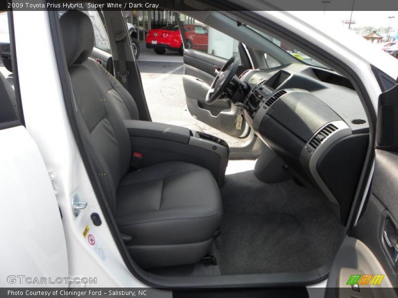 Super White / Dark Gray 2009 Toyota Prius Hybrid