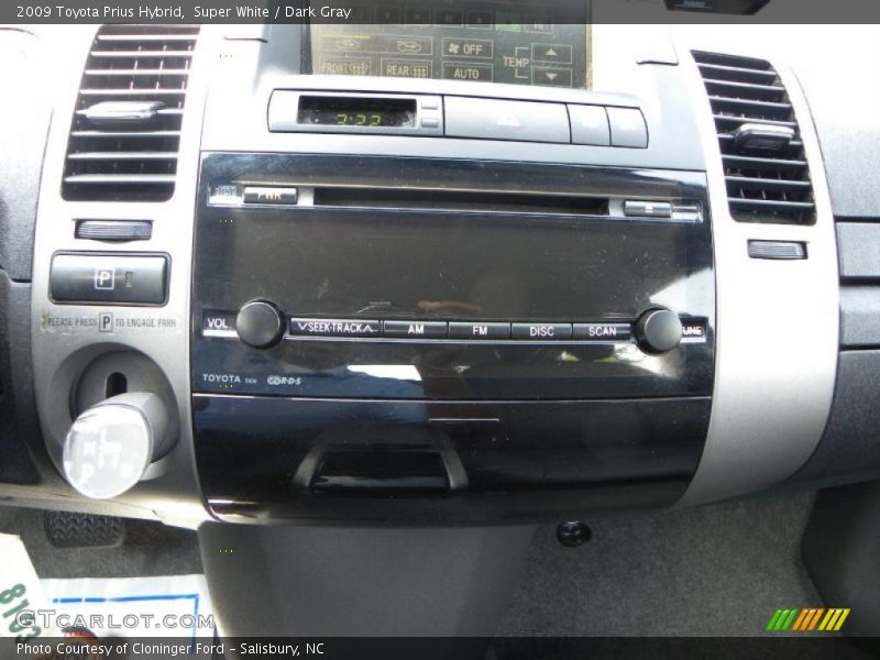 Super White / Dark Gray 2009 Toyota Prius Hybrid