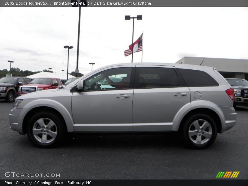 Bright Silver Metallic / Dark Slate Gray/Light Graystone 2009 Dodge Journey SXT