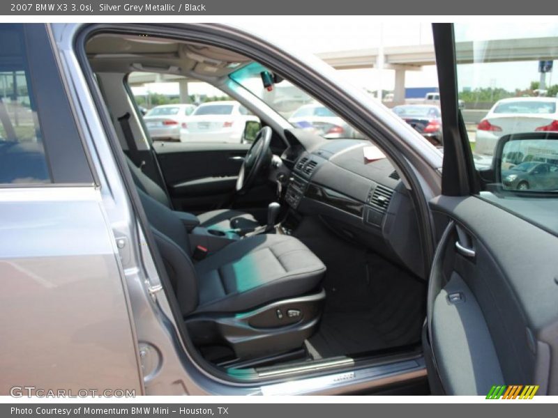 Silver Grey Metallic / Black 2007 BMW X3 3.0si