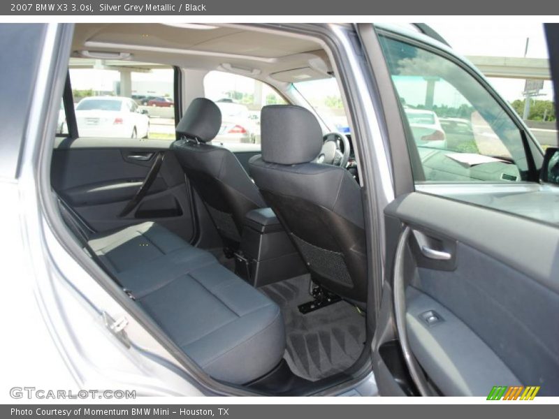 Silver Grey Metallic / Black 2007 BMW X3 3.0si